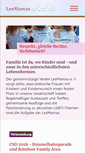 Mobile Screenshot of lesmamas.de