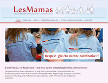 Tablet Screenshot of lesmamas.de